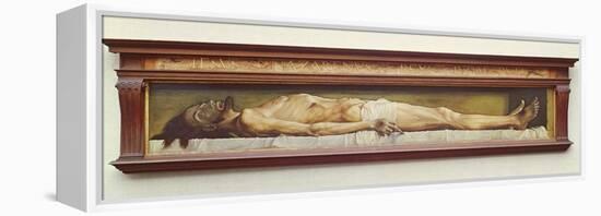 The Body of the Dead Christ in the Tomb. 1521-Hans Holbein the Younger-Framed Premier Image Canvas