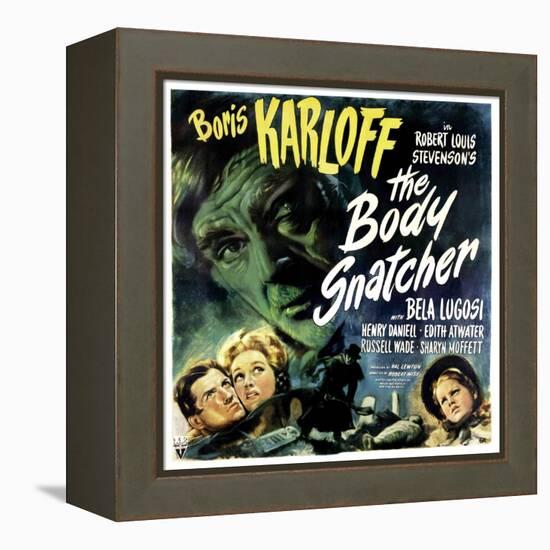 The Body Snatcher, Boris Karloff (Top), Sharyn Moffett (Bottom, Right), 1945-null-Framed Stretched Canvas