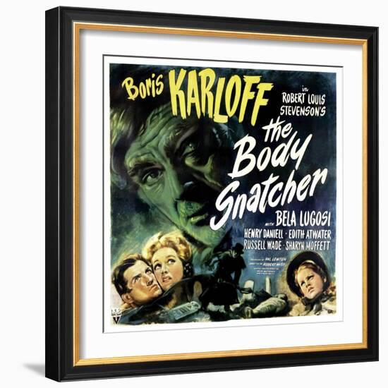 The Body Snatcher, Boris Karloff (Top), Sharyn Moffett (Bottom, Right), 1945-null-Framed Photo