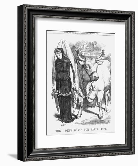 The Boeuf Gras for Paris, 1871-John Tenniel-Framed Giclee Print