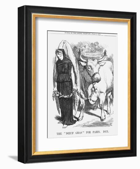 The Boeuf Gras for Paris, 1871-John Tenniel-Framed Giclee Print