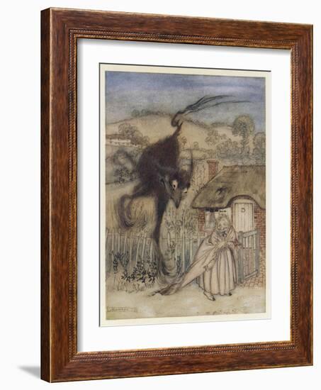 The Bogey-Beast-Arthur Rackham-Framed Art Print