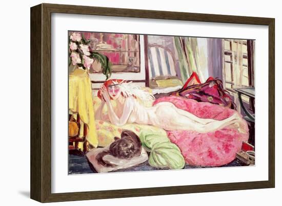 The Bohemian, 1921-Jacqueline Marval-Framed Giclee Print