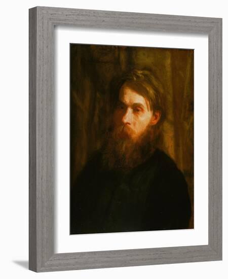 The Bohemian (Portrait of Franklin Louis Schenck) C.1890 (Oil on Canvas)-Thomas Cowperthwait Eakins-Framed Giclee Print