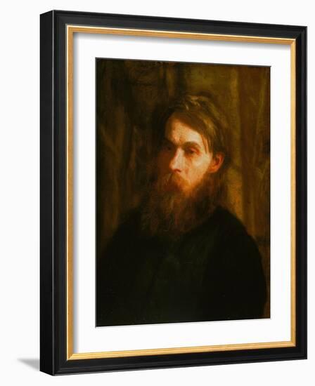 The Bohemian (Portrait of Franklin Louis Schenck) C.1890 (Oil on Canvas)-Thomas Cowperthwait Eakins-Framed Giclee Print