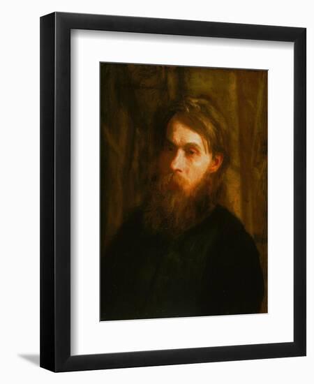 The Bohemian (Portrait of Franklin Louis Schenck) C.1890 (Oil on Canvas)-Thomas Cowperthwait Eakins-Framed Giclee Print