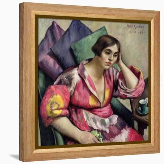 The Bokhara Coat, 1920-Mark Gertler-Framed Premier Image Canvas