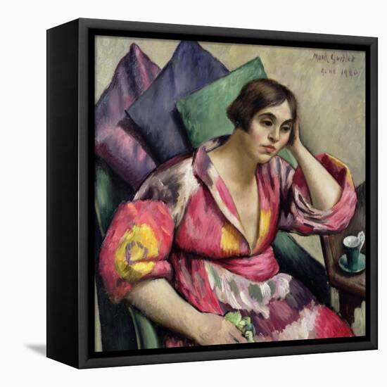 The Bokhara Coat, 1920-Mark Gertler-Framed Premier Image Canvas