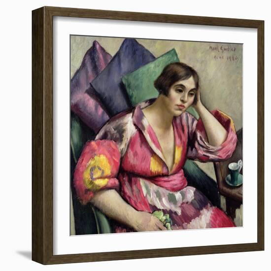 The Bokhara Coat, 1920-Mark Gertler-Framed Giclee Print