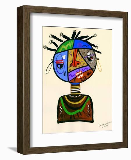 The Bold Face of Time, 2013-Oglafa Ebitari Perrin-Framed Giclee Print