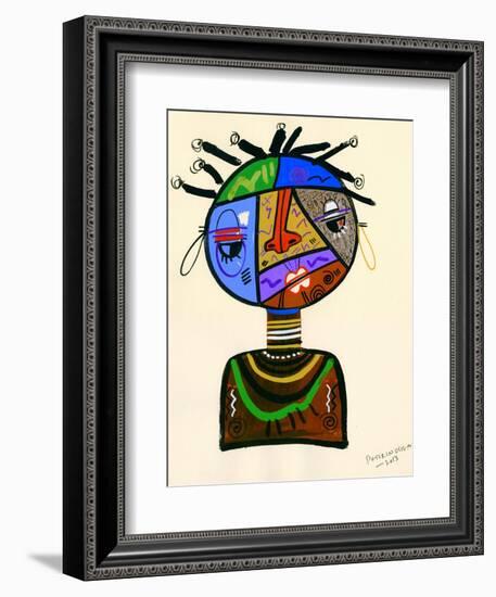 The Bold Face of Time, 2013-Oglafa Ebitari Perrin-Framed Giclee Print