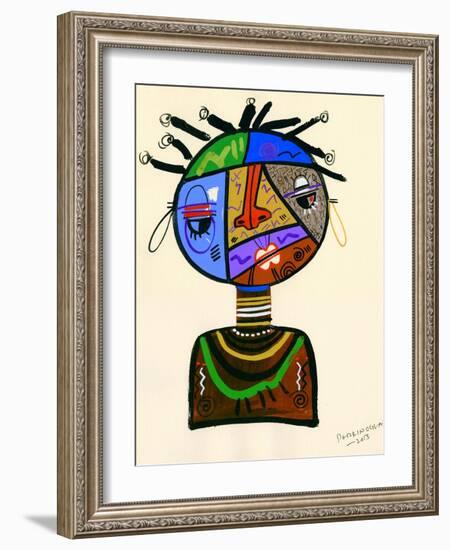 The Bold Face of Time, 2013-Oglafa Ebitari Perrin-Framed Giclee Print