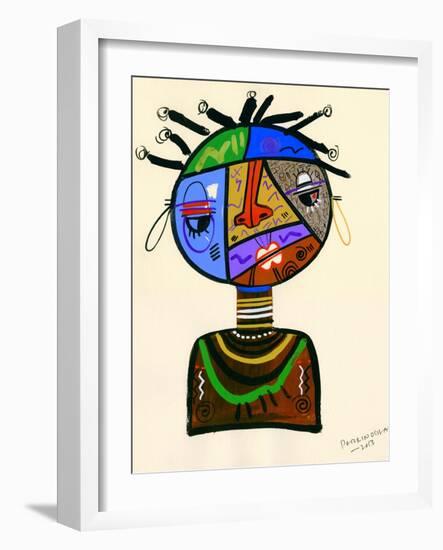 The Bold Face of Time, 2013-Oglafa Ebitari Perrin-Framed Giclee Print