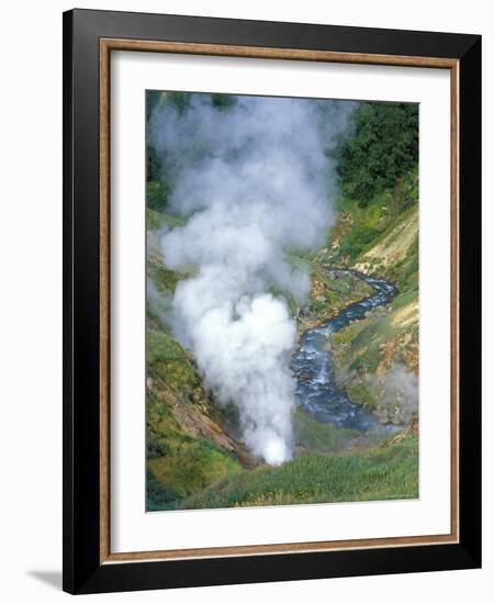 The Bolshoi / Greater Geyser Erupting, Geyser Valley, Kronotsky Zapovednik, Russia-Igor Shpilenok-Framed Photographic Print