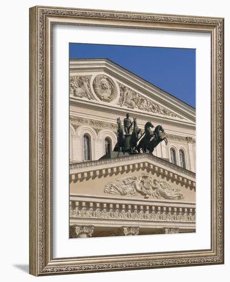 The Bolshoi Theater, Moscow, Russia-Charles Bowman-Framed Photographic Print