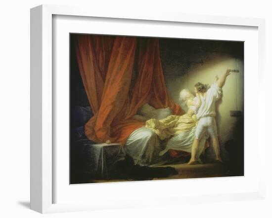 The Bolt, before 1784-Jean-Honoré Fragonard-Framed Giclee Print