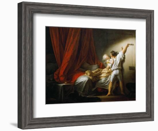 The Bolt (Le Verro)-Jean-Honoré Fragonard-Framed Giclee Print