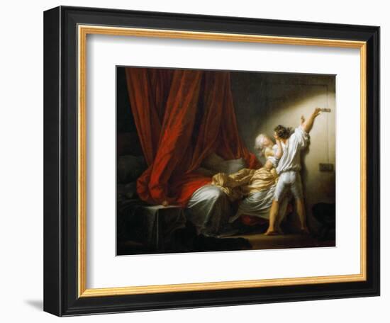 The Bolt (Le Verro)-Jean-Honoré Fragonard-Framed Giclee Print