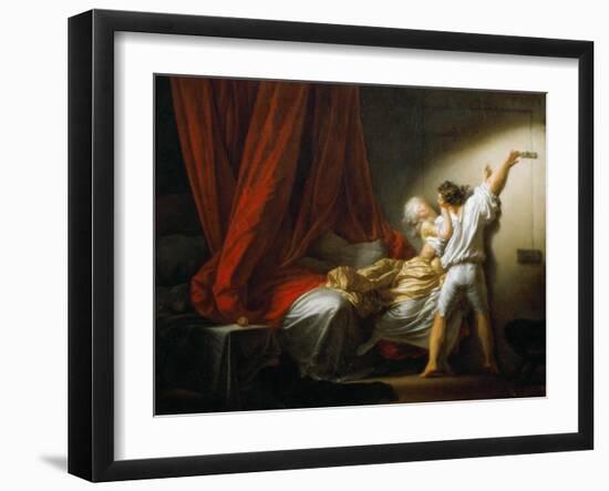 The Bolt (Le Verro)-Jean-Honoré Fragonard-Framed Giclee Print