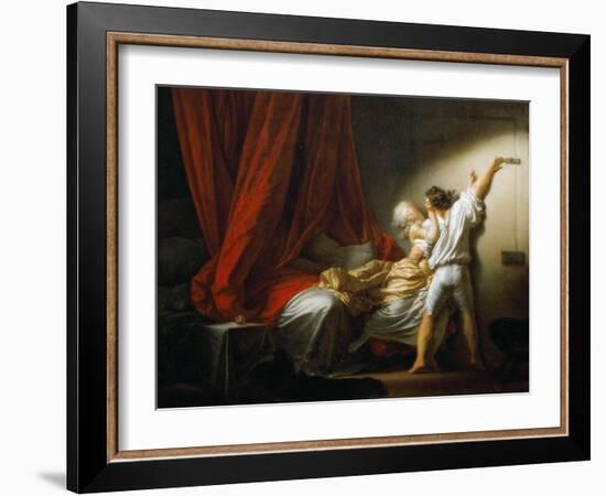 The Bolt (Le Verro)-Jean-Honoré Fragonard-Framed Giclee Print