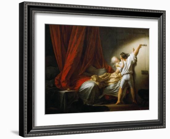 The Bolt (Le Verro)-Jean-Honoré Fragonard-Framed Giclee Print