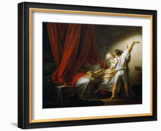 The Bolt (Le Verro)-Jean-Honoré Fragonard-Framed Giclee Print