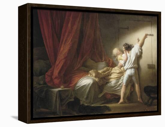 The Bolt-Jean-Honoré Fragonard-Framed Stretched Canvas