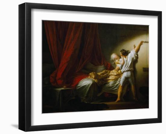 The Bolt-Jean-Honoré Fragonard-Framed Giclee Print