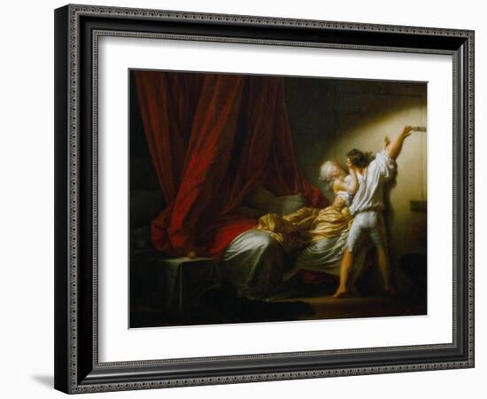 The Bolt-Jean-Honoré Fragonard-Framed Giclee Print