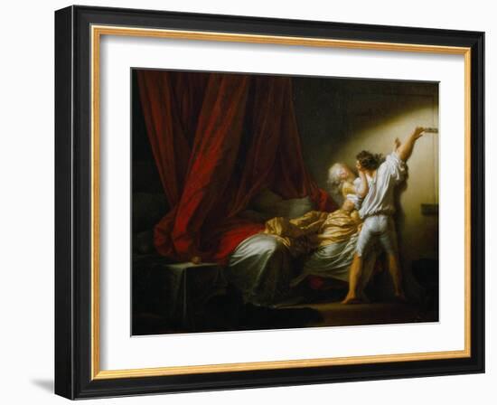 The Bolt-Jean-Honoré Fragonard-Framed Giclee Print