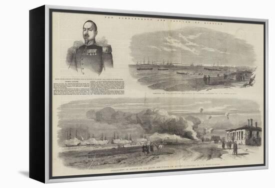 The Bombardment and Capture of Kinburn-null-Framed Premier Image Canvas