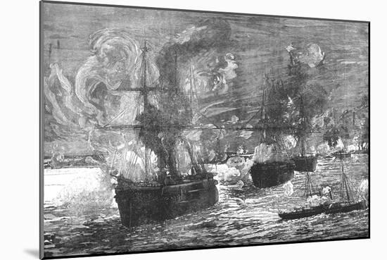 'The Bombardment of Alexandria', 1882, (c1882-85)-Unknown-Mounted Giclee Print