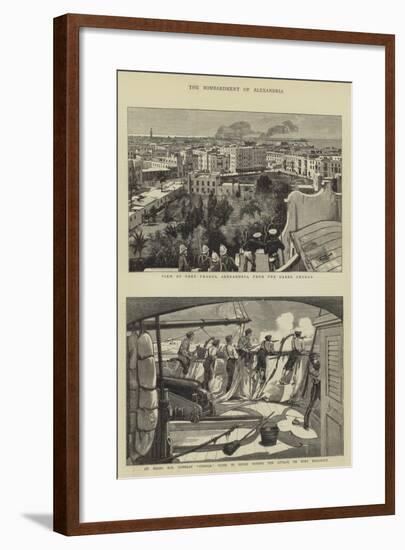 The Bombardment of Alexandria-null-Framed Giclee Print