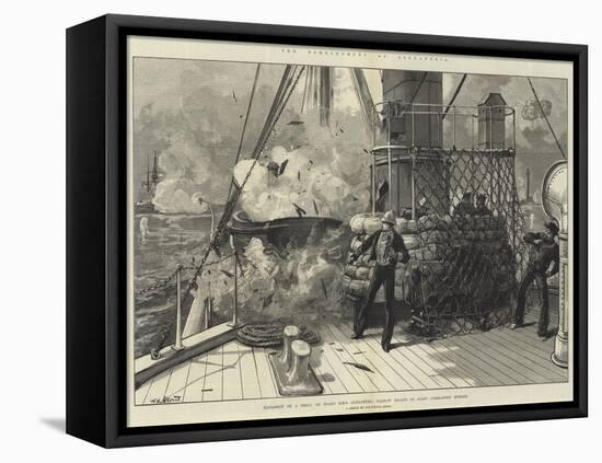 The Bombardment of Alexandria-William Heysham Overend-Framed Premier Image Canvas