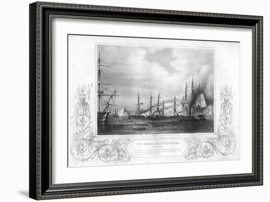 The Bombardment of Odessa, Ukraine, During the Crimean War, 1854-George Greatbatch-Framed Giclee Print