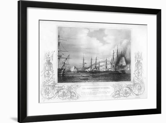 The Bombardment of Odessa, Ukraine, During the Crimean War, 1854-George Greatbatch-Framed Giclee Print