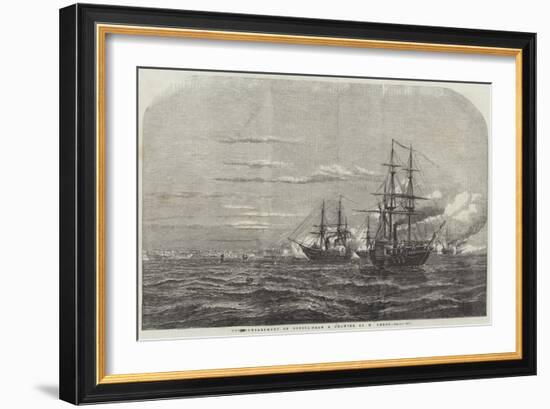 The Bombardment of Odessa-William Adolphus Knell-Framed Giclee Print