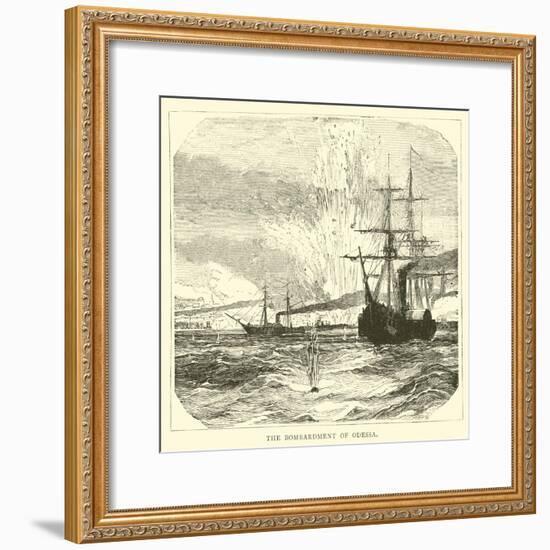 The Bombardment of Odessa-null-Framed Giclee Print