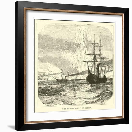 The Bombardment of Odessa-null-Framed Giclee Print