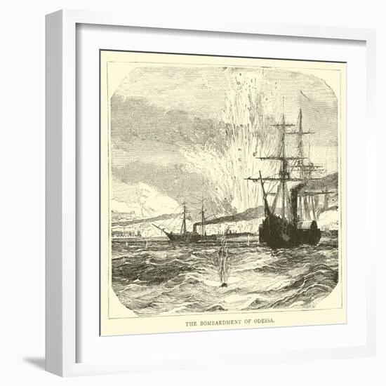 The Bombardment of Odessa-null-Framed Giclee Print