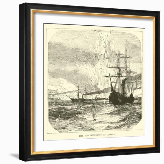 The Bombardment of Odessa-null-Framed Giclee Print