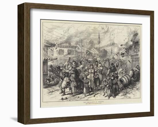 The Bombardment of Rustchuk-null-Framed Giclee Print