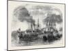 The Bombardment of Sveaborg: French Gun Boats Going to the Battery with Shot and Shell-John Wilson Carmichael-Mounted Giclee Print