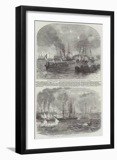 The Bombardment of Sveaborg-John Wilson Carmichael-Framed Giclee Print