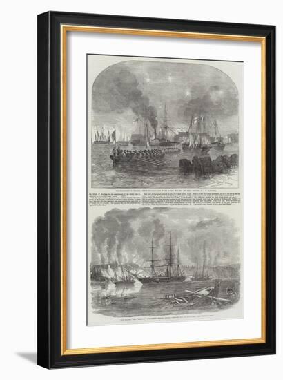 The Bombardment of Sveaborg-John Wilson Carmichael-Framed Giclee Print