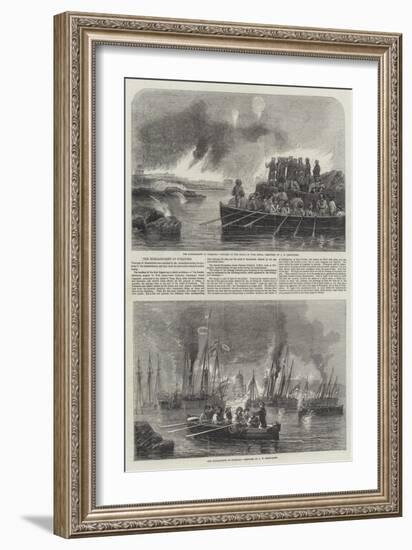 The Bombardment of Sveaborg-John Wilson Carmichael-Framed Giclee Print