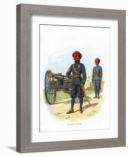 The Bombay Artillery, C1890-H Bunnett-Framed Giclee Print