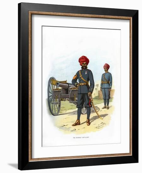 The Bombay Artillery, C1890-H Bunnett-Framed Giclee Print