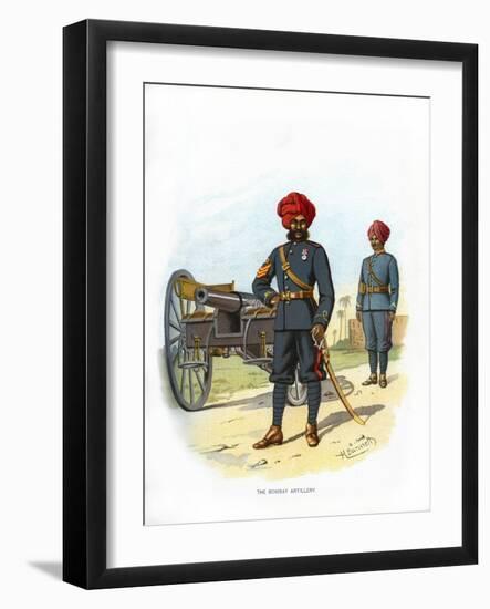 The Bombay Artillery, C1890-H Bunnett-Framed Giclee Print