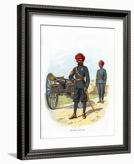 The Bombay Artillery, C1890-H Bunnett-Framed Giclee Print